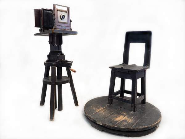 Camera and Chair, 1890's